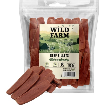 WILD FARM телешко филе 500 г лакомство за кучета