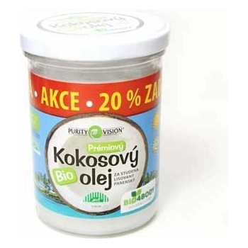 Purity Vision Bio Kokosový olej panenský 360 ml + 20%