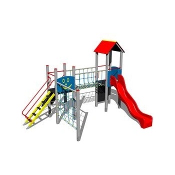 Playground zostava so šmýkačkou a šplhaním 4U238K-15