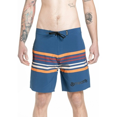 Meatfly мъжки бански Ernie Boardshorts 19" Stripes Navy | Синя | Размер Meatfly | Sin | МЪЖЕ | M