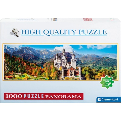 Clementoni Panoramatické Zámek Neuschwanstein 1000 dílků