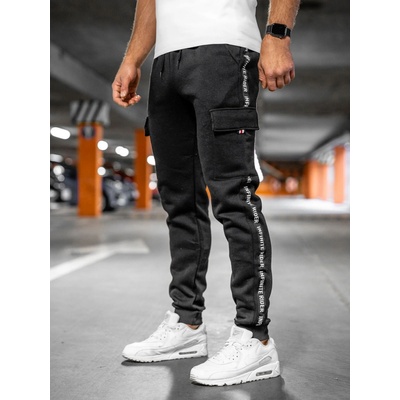 Bolf pánské jogger teplákové kapsáčé JX8715A Černé