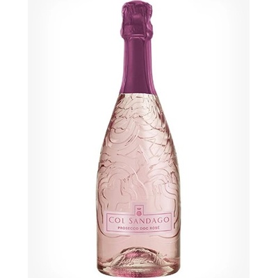 Col Sandago Prosecco rosé DOC brut Glera suché ružové 11,5% 0,75 l (čistá fľaša)