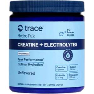 Trace Minerals Creatine + Electrolytes Hydro Pack | Sugar-Free [201~240 грама] Неовкусен