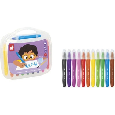 Janod Janod Colorino Gélové pastelky umývateľné 10 ks J07416