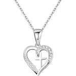 HARAHU Колие Elegant Cross - Сребърен KP28756