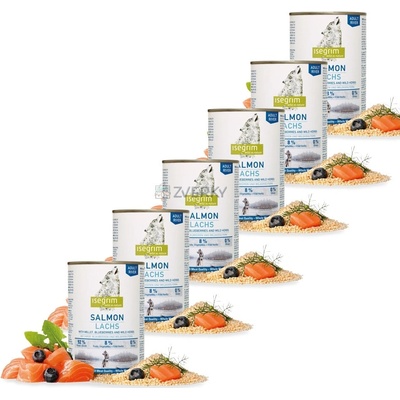 Isegrim Dog Adult Salmon with Millet Blueberries & Wild Herbs 6 x 800 g