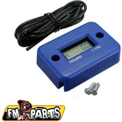 FM-PARTS indukční měřič motohodin voděodolný barva modrá (EL)