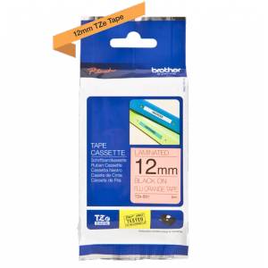 BROTHER ТИП TZ - 12 mm BLACK ON FLUO. ORANGE - P№TZEB31 (P№TZEB31)