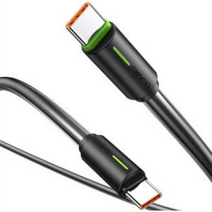 USAMS Кабел за данни USAMS YU Type-C - Type-C, 100 cm, ЧЕРЕН SJ734USB01 (SJ734USB01)