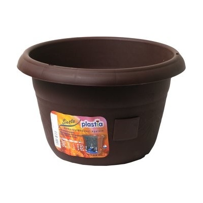 Plastia Samozavlažovací Siesta, hnědá, 35 cm