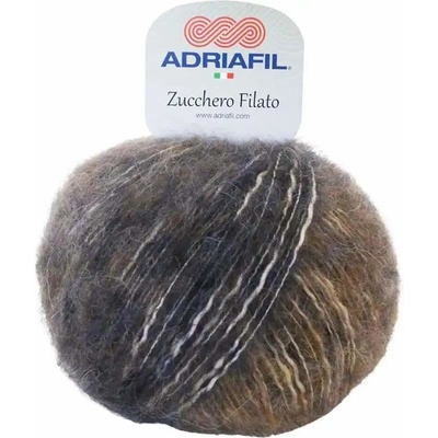 Adriafil Zucchero Filato 85 Šedohnědé ombré