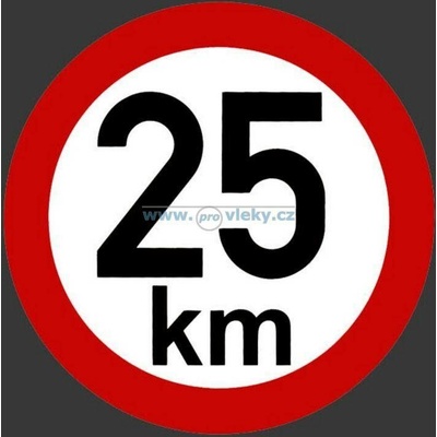 Tanatech Samolepka rychlosti 25 km