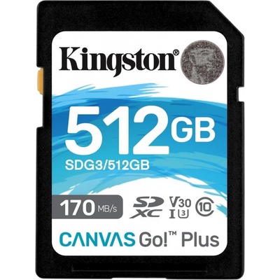 Kingston Canvas Go! Plus 512 GB SDG3/512GB