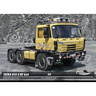 Pohlednice TRUCK č. 30 - TATRA 815-2 NT 6x6 tahač návěsů (1982 - 1997)