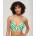 Superdry Triangle bikini top - Green (Green Stripe)