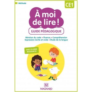 À moi de lire ! CE1 - Banque de ressources du fichier sur CD-Rom avec guide pédagogique papier (ISBN: 9782210507609)