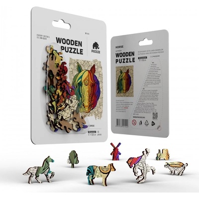 PIECEZZ Дървен пъзел Piecezz Puzzle Mini 40 кон (P1422)