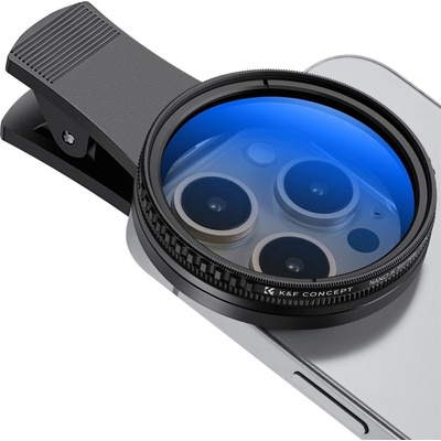 KF Concept svorka s 52mm CPL polarizačním filtrem pro smartphone KF01.2676