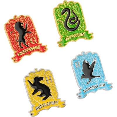 Erik Комплект значки Erik Movies: Harry Potter - Hogwarts Houses (SET4P002)