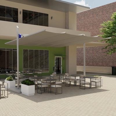 Platinum Nepremokavá Harmonika Pergola Maistra 4x4 m Beige
