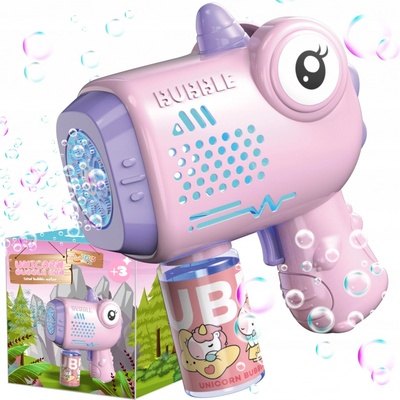 PISTOLE NA MÝDLOVÉ BUBLINY STROJ NA BUBLINY GENERÁTOR a TEKUTINA JEDNOROŽEC