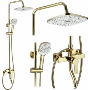 Rea Душ колона Rea Argus Gold с един лост (5902557393381)