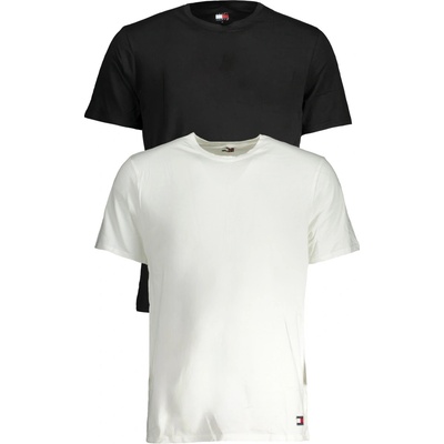 Tommy Hilfiger Black Men's Outdoor T-shirt černá bílá