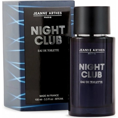 Jeanne Arthes Night Club Santal cedr pepř a vetiver toaletní voda pánská 100 ml