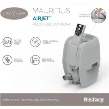 Image 1 of Bestway Lay-Z-Spa Mauritius AirJet 270x180x71 cm (HMC 034)