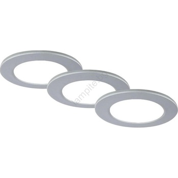 Briloner - К-кт 3x LED Лампа за вграждане в баня LED/4W/230V IP44 сребрист (BL1864)