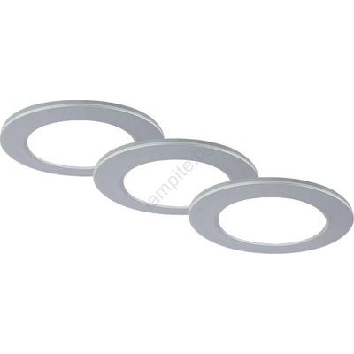 Briloner - К-кт 3x LED Лампа за вграждане в баня LED/4W/230V IP44 сребрист (BL1864)