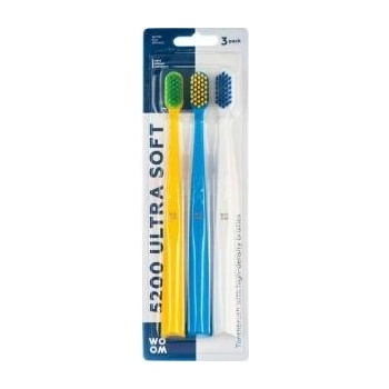 Woomax WOOM_5200 Ultra Soft Toothbrush Toothbrush 3pcs
