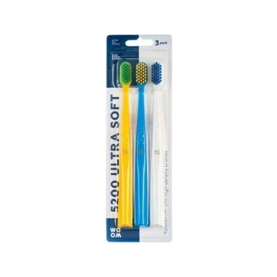 Woomax WOOM_5200 Ultra Soft Toothbrush Toothbrush 3pcs