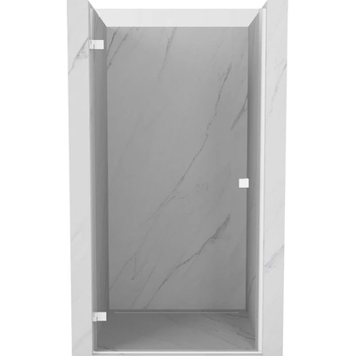 Mexen Lunar-B лява врата за душ 90 cm, прозрачна, бяла - 832-090-000-20-00-L (832-090-000-20-00-L)