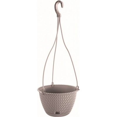 Prosperplast SPLOFY ROUND W Závesný kvetináč 27 cm mocca DSPW270