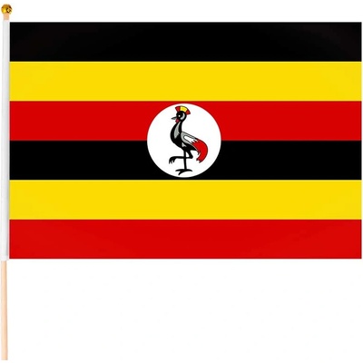Uganda vlajka malá
