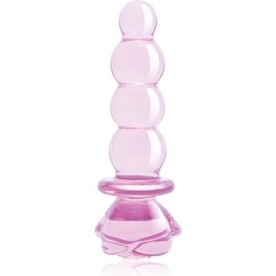 DreamToys Glaze Glass 5.5" Rosebud Beaded Plug анален разширител 14 см