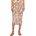SUNDEK Long with optic flower print sarong - Brown / Orange (Earth)