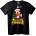 NOONEBRAND Тениска Mickey Mouse Весела Коледа - 2XL, Black