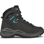 Lowa Дамски туристически обувки Lowa Women's Renegade Evo GTX Mid Wide Walking boots - Asphalt / Turquoise - размер 38 (119-0901-0131)