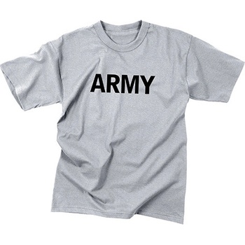 T shirt junior s nápisem ARMY ŠEDÉ