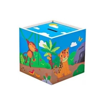 Image 1 of BIGJIGS Дървена касичка - Джунгла (t0311)