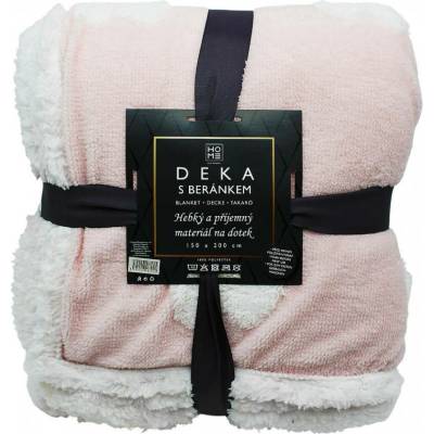 Vesna Deka beránek růžovobílá 150x200