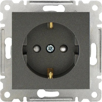 Makel КОНТАКТ ЕДИНИЧЕН С ДЕТСКА ЗАЩИТА МЕХАНИЗЪМ ГРАФИТ makel karea line