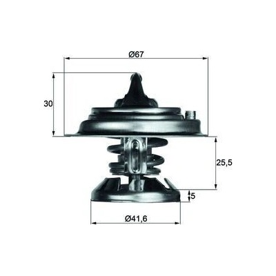 Termostat, chladivo MAHLE TX 29 85D