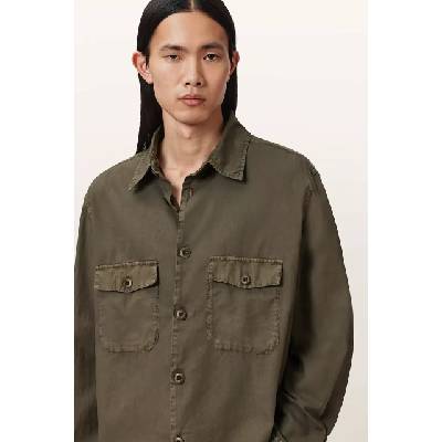 AllSaints Памучна риза AllSaints STRAND (M013SE)