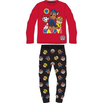 Chlapčenské pyžamo Paw Patrol červená