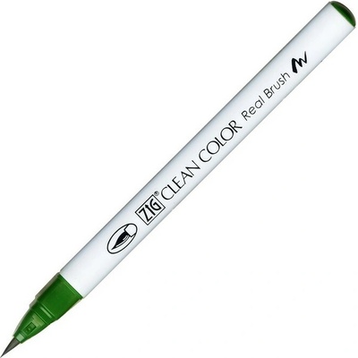 Akvarelová fixa KURETAKE ZIG Clean Color Real Brush, Deep Green (044)