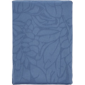 Södahl Покривка за маса Abstract Leaves Damask 140 x 370 см синя (28922)